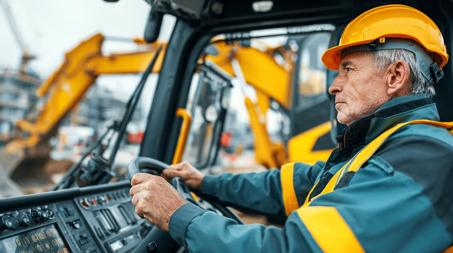 Close-up of a Sydney foreman in golden hi-vis holding a clipboard with the day's program, the documentation side of the foreman role