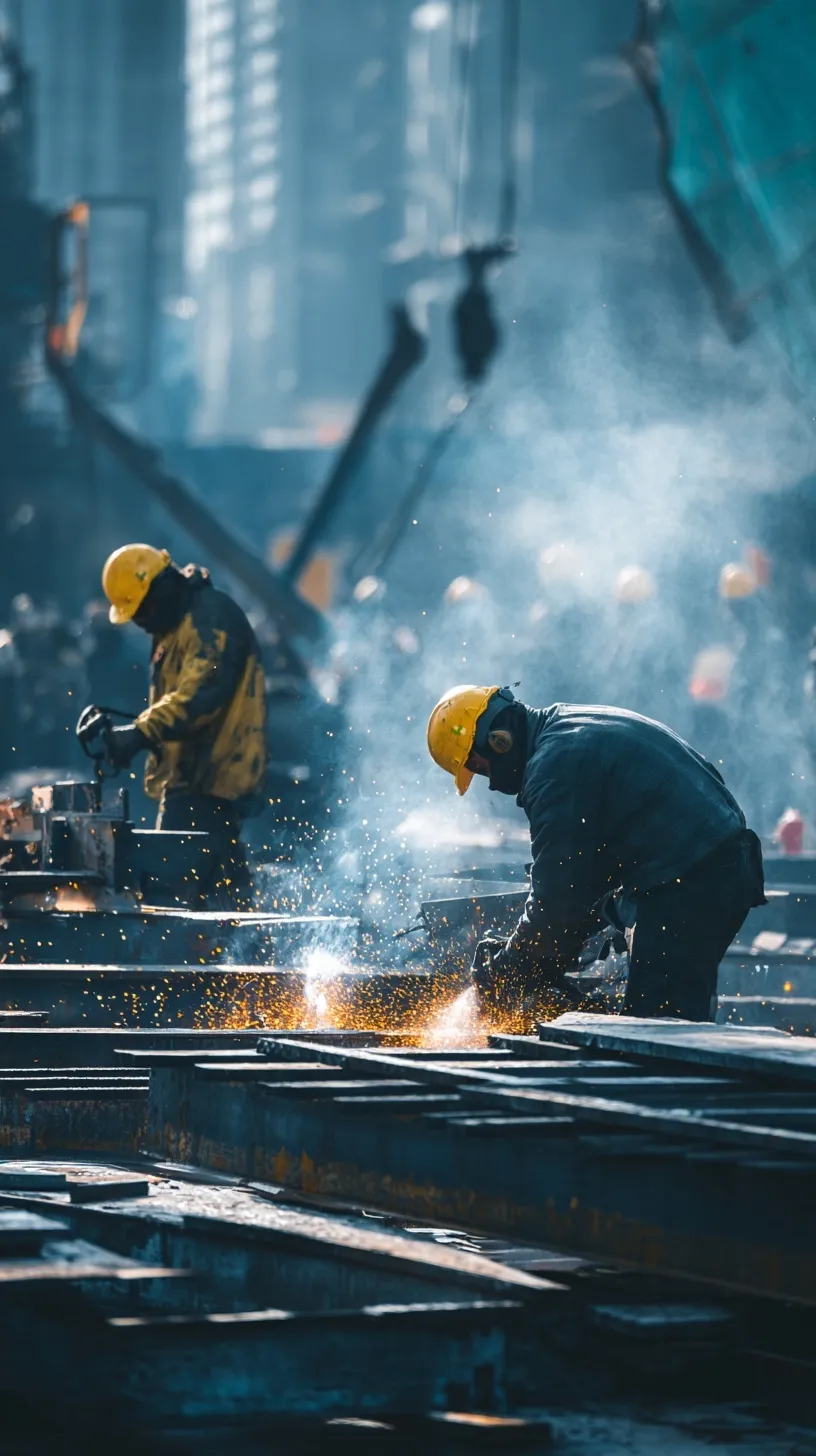 LEAP Labour construction labourers working on a Sydney building site